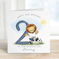 Lion Footballer 2nd Birthday Card for Boys – Cotton and Twigg