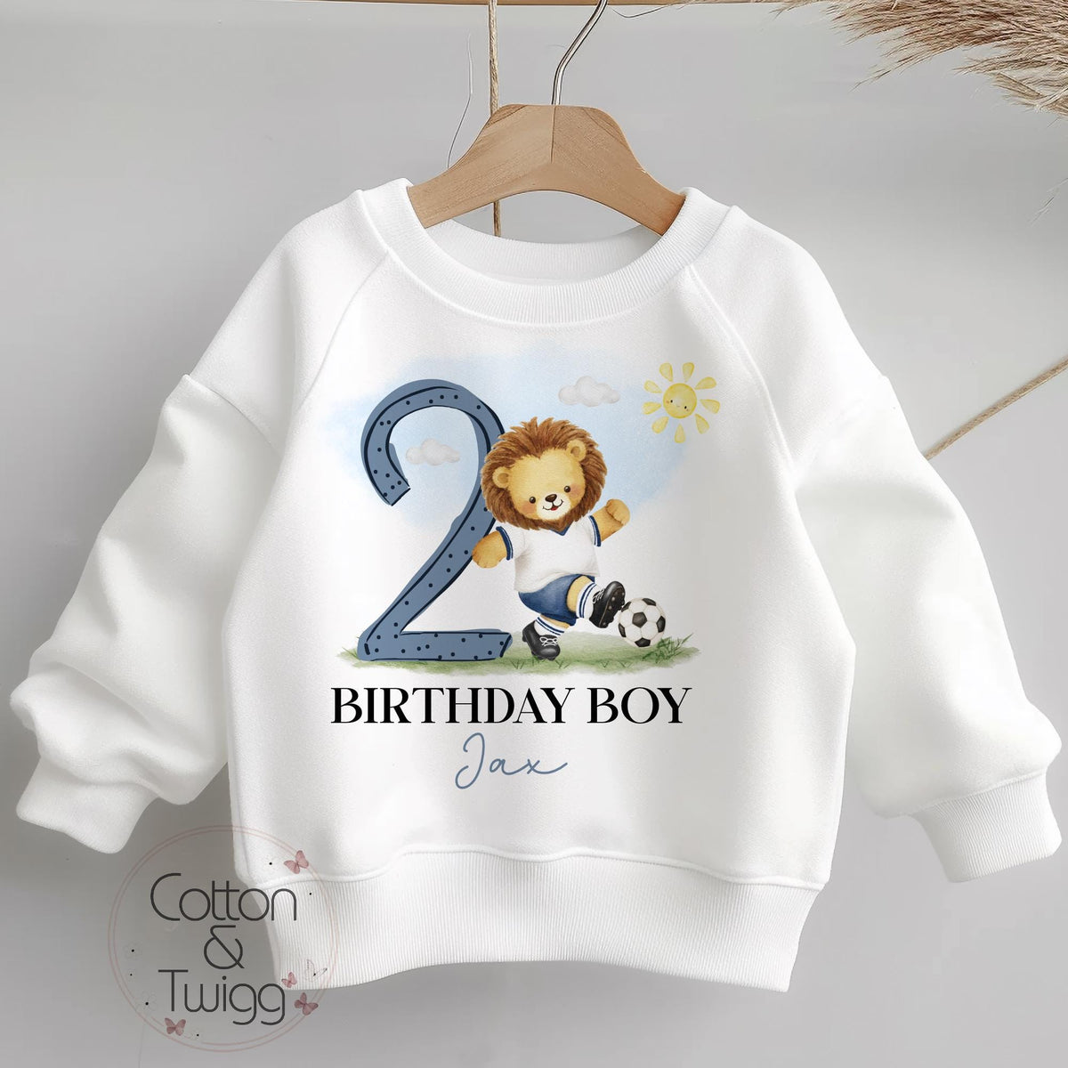 Football Lion Birthday T-shirt