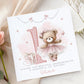 Pink Ballerina Teddy 2nd Birthday Card for Girls – photo 2