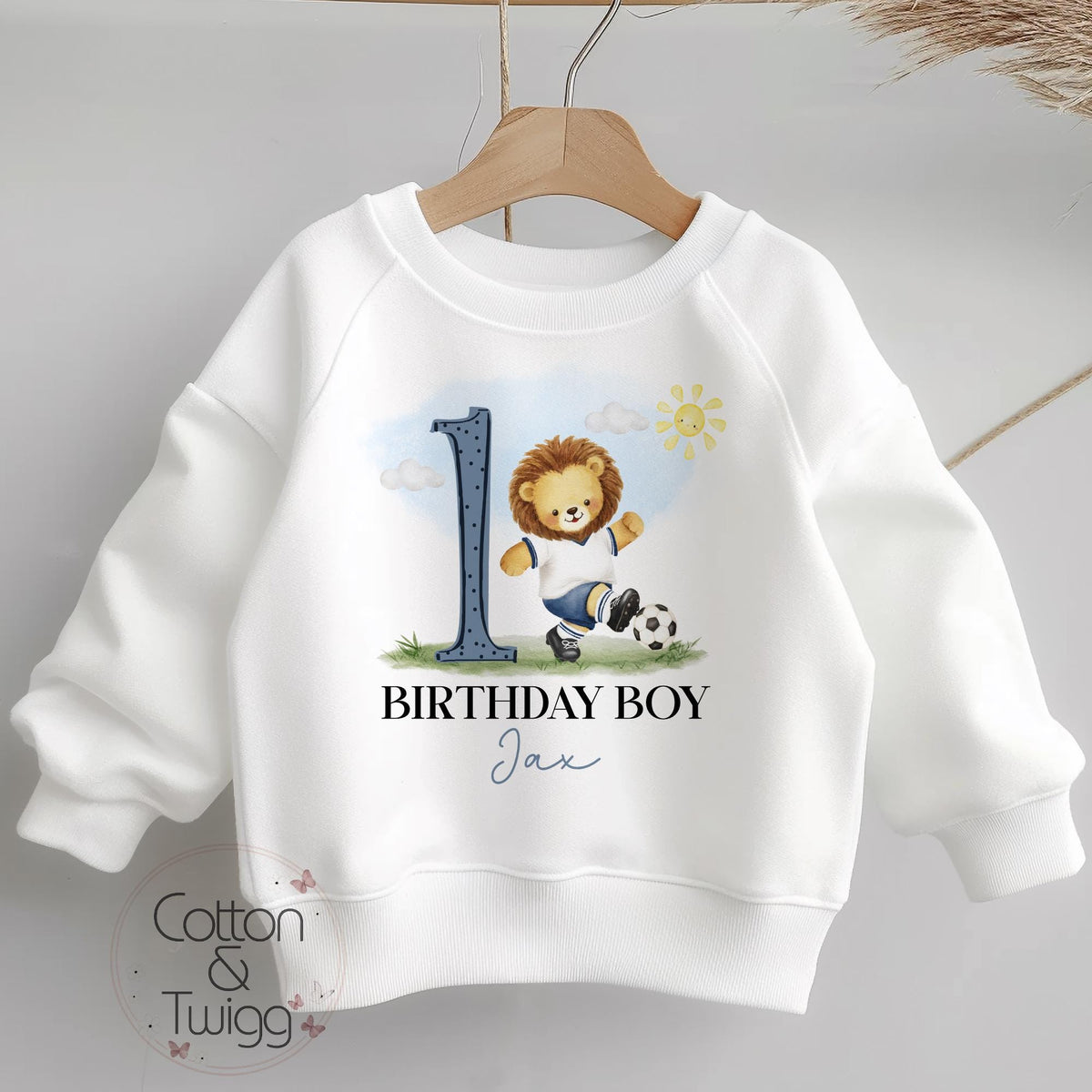 Football Lion Birthday T-shirt