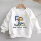 Football Lion Birthday T-shirt