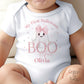 Pink Boo Ghost Halloween Vest