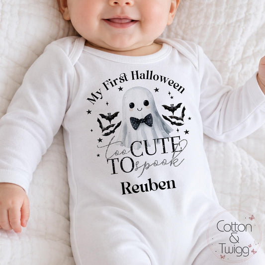 Spooky Ghost Halloween Sleepsuit