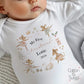Ballerina Mice Wreath Baby's First Christmas Sleepsuit, Vest & Bib