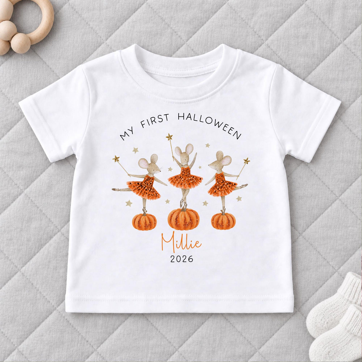 Pumpkin Mouse Ballerina Halloween Sleepsuit