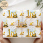 Kids yellow digger 1st birthday wrapping paper