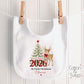 Christmas Deer Baby's First Christmas Sleepsuit, Vest & Bib