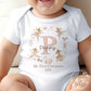 Ballerina Mice Initial Baby's First Christmas Sleepsuit, Vest & Bib