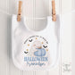 Blue Pumpkin Ghost 'When I Wake Up It Will Be Halloween' – Personalised Sleepsuit, Vest & Bib