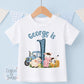 Blue Tractor & Farmyard Friends Personalised Birthday Outfit, Any Age