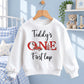 Red Racing Car ONE First Lap Personalised 1st Birthday Outfit