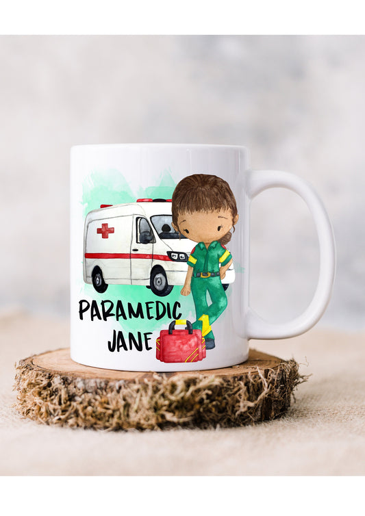 Paramedic Gift Set, Paramedic Mug, First Response Gift, Personalised Frontline Worker Gift, Worlds Best Paramedic, Paramedic birthday