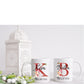 Personalised Christmas Mug, Initial Cup, Christmas Eve Hot Chocolate Mug For Girls And Boys, Snowman Hamper Item
