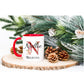 Personalised Christmas Mug, Initial Cup, Christmas Eve Hot Chocolate Mug For Girls And Boys, Snowman Hamper Item