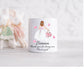 Personalised Flower Girl Moneybox, Piggy Bank With Name, Bridesmaid Gift, flower Girl Present, Kids Custom Savings Jar, Princess Savings Tin