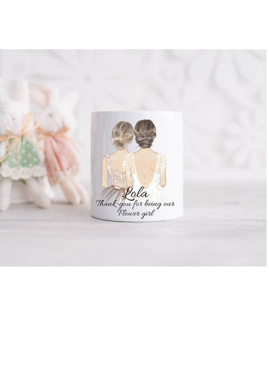 Personalised Flower Girl Gift, Personalised Bridesmaid Money Box, Will You Be My Maid Of Honour, Wedding Gifts, Flower Girl Proposal