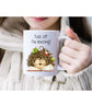 Fuck Off I'm Reading 10oz Mug, Book Lover Mug, Hedgehog Lover Gift, Sweary Mug, Book Lover Coffee/Tea Cup, Library Girl, Gift For Her