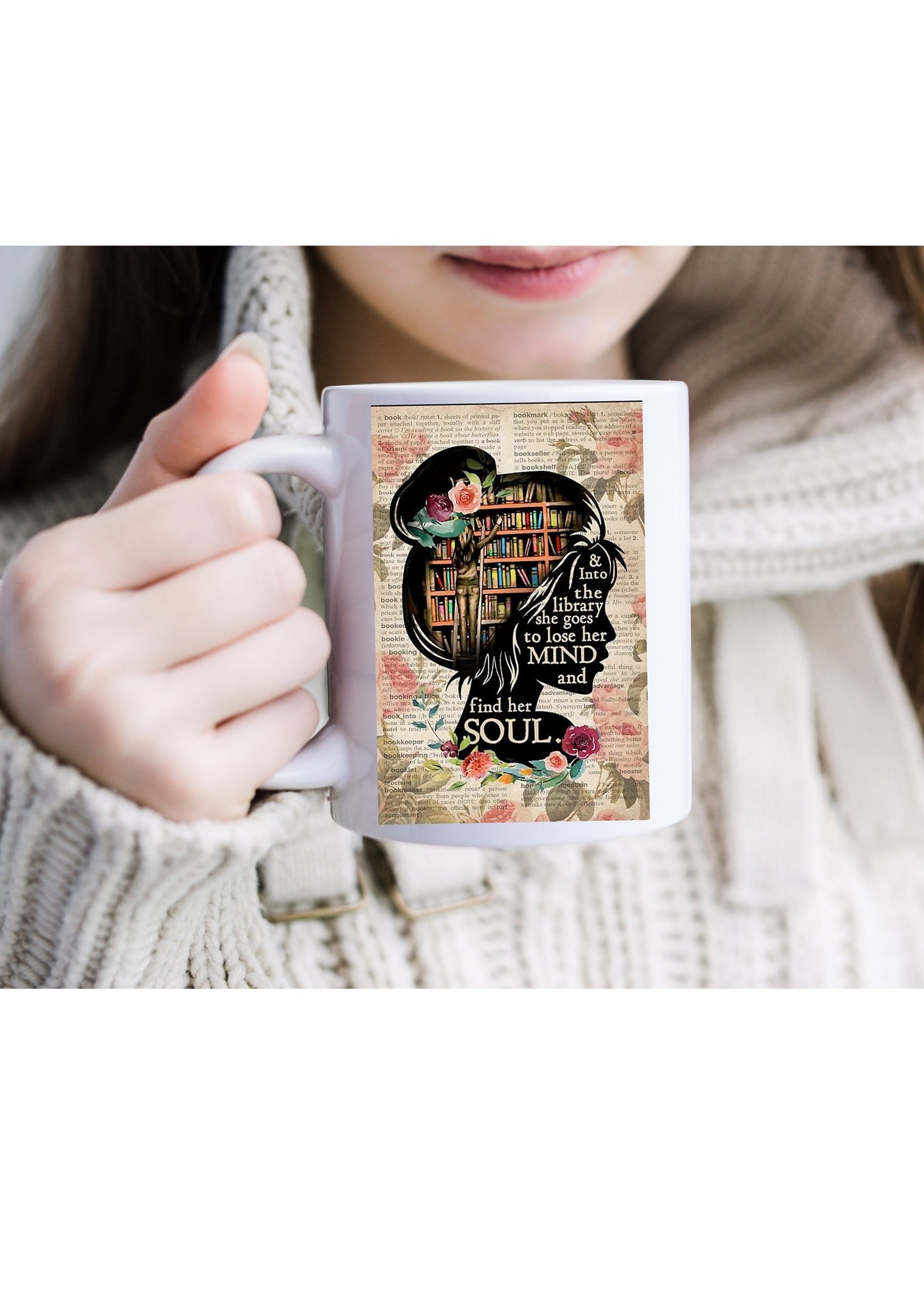 Book Lover Mug, Book Lover Gift, Library Present, Personalised Book Lover Coffee/Tea Cup, Library Girl, Gift For Her, Gift For Mum