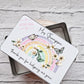 Personalised Teachers Gift, Teacher end Of Term Gift, Treat Tin, Nursery Teacher Present, Goodie Tin, Sticker Box, Teaching Assistant Gift