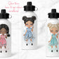 Personalised Girls Back To School Water Bottle