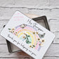 Personalised Teachers Gift, Teacher end Of Term Gift, Treat Tin, Nursery Teacher Present, Goodie Tin, Sticker Box, Teaching Assistant Gift