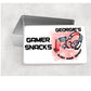 Personalised Gamer Gift, Gaming Treat Tin, Gaming Snack Box