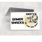 Personalised Gamer Gift, Gaming Treat Tin, Gaming Snack Box