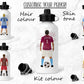 Personalised Football Water Bottle