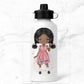 Personalised Girls Back To School Water Bottle