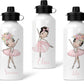 Personalised Girls Ballerina Water Bottle