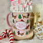 Personalised Daschund Christmas Mug, Sausage Dog Christmas Coffee, Tea Cup, Christmas Movie Mug, Secret Santa Gift, Festive Dog Lovers Gift
