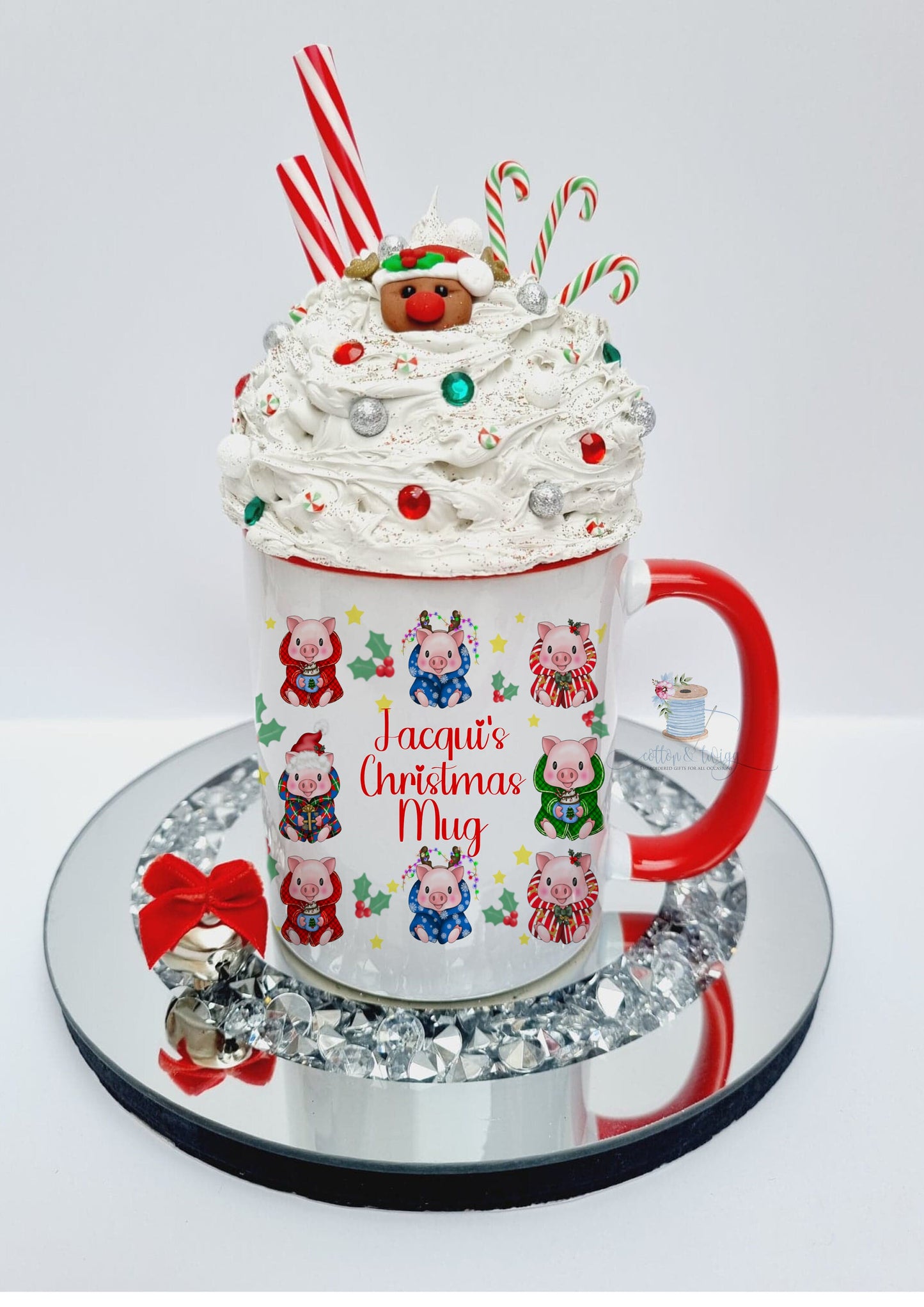 Pigs In Blankets Christmas Mug, Sausage Christmas Coffee, Tea Cup, Christmas Movie Mug, Secret Santa Gift, Festive Christmas Gift