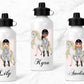 Personalised Girls Horse Riding Water Bottle