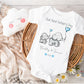 First Fathers Day Sleepsuit, Our First Father's Day Romper Suit, Baby Boy's 1st Mother's Day Outfit, Fathers Day Gift, Personalised Babygrow