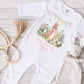 First Easter Sleepsuit and Bodysuit Vest & Bib, My Little Rabbit First Easter Romper Suit, Baby Girls 1st Easter Babygrow, Pink Easter Bunny