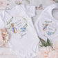 First Easter Sleepsuit and Bodysuit Vest & Bib, My First Easter Romper Suit, Baby Boy's 1st Easter Babygrow, Easter Bunny, Personalised Gift