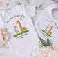 First Fathers Day Sleepsuit, Our First Father's Day Romper Suit, Baby Girls 1st Father's Day Outfit, Fathers Day Gift, Personalised Babygrow