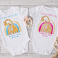 First Fathers Day Sleepsuit, Our First Fathers Day Romper Suit, Baby Girls 1st Fathers Day Outfit, Fathers Day Gift, Personalised Babygrow