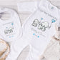 First Fathers Day Sleepsuit, Our First Father's Day Romper Suit, Baby Boy's 1st Mother's Day Outfit, Fathers Day Gift, Personalised Babygrow