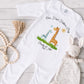 First Fathers Day Sleepsuit, Our First Father's Day Romper Suit, Baby Boy's 1st Father's Day Outfit, Fathers Day Gift, Personalised Babygrow