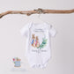 Personalised First Fathers Day Sleepsuit, Our First Father's Day Bunny Romper Suit, Baby Boy's 1st Father's Day Outfit, Fathers Day Gift