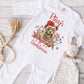 Baby's First Christmas Sleepsuit, Vest & Bib