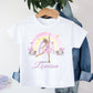 Personalised Girls Ballet T Shirt, Kids Ballerina Cotton T-Shirt, Personalised Ballet Gift, Childrens Ballet Top, Ballerina Printed T Shirt