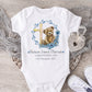 Personalised Boys Christening Gift Set, Sleepsuit, Vest & Bib