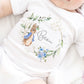Personalised New Baby Sleepsuit, Vest & Bib, Baby Shower Gift, New Baby Boy Present