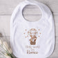 Personalised Hello World Baby Gift Set, Sleepsuit, Vest & Bib